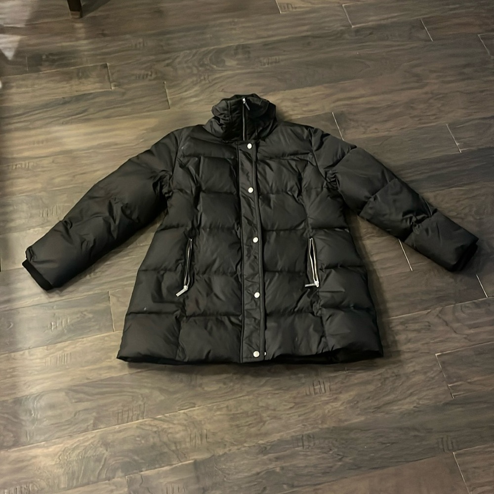Michael Kors 3/4 Puffer Jacket Black used Womens Size XL